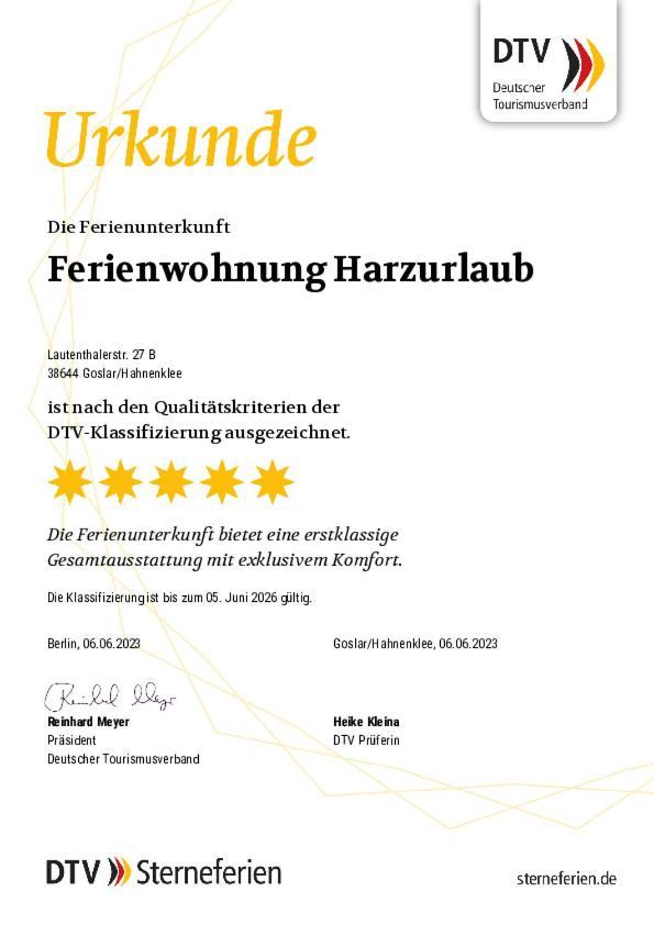 Ferienwohnung Harzurlaub Goslar Exteriér fotografie